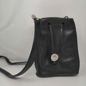 Brighton vintage leather bucket bag